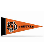 Cincinnati Bengals NFL Felt Mini Pennant 4&quot; x 9&quot; Banner Flag Souvenir NEW - £2.91 GBP