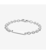 Engravable Bar Link Bracelet,Fits Pandora charms - $28.70 CAD