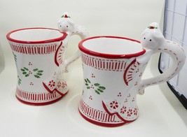 Temp-Tations by Tara Angel Christmas Coffee Tea Mug Cup Peppermint Holly... - £19.59 GBP