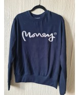 Money Navy Blue Sweat Top Size Small - £17.69 GBP