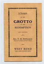 Synopsis of Grotto of the Redemption Booklet West Bend Palo Alto County Iowa  - £21.81 GBP