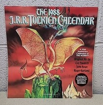 J.R.R Tolkien Calendar 1988 Hobbit Lord of the Rings Nasmith Howe Garlan... - $1,571.15 MXN
