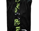 Nike Dri-FIT Elite Big Kid Boys Basketball Shorts Black Green Drawstring... - $18.69
