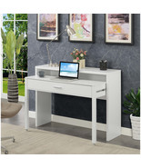 Convenience Concepts Newport JB Console &amp; Sliding Desk with Drawer &amp; Ris... - $244.82