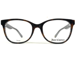 Juicy Couture Eyeglasses Frames JU 302 086 Black White Checks Tortoise 50-17-135 - £44.67 GBP