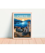 Crete Travel Poster, Greece Wall Art, Greece Print, Crete Poster, Greek ... - £11.51 GBP+
