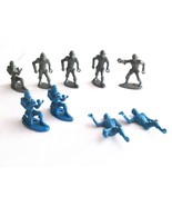 Vintage Lot 9 MPC Blue, Gray Civil War Plastic Figures Ring Slot Alamo D... - $228.89 MXN