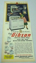 1950 Print Ad Gibson Automatic Electric Ranges Greenville,MI - $13.62