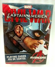 Marvel Captain America Civil War Movie Playing Cards Regular Deck NEW - $6.40