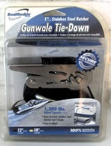NEW BoatBuckle M15484 1&quot; Stainless Steel Ratchet Gunwale Tie-Down  - £15.56 GBP