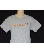 Boys University Miami T-Shirt Size Small 8 Large 14/16 Hurricanes Footba... - £10.04 GBP