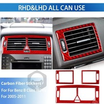 Real   Interior Air Conditioner Panel Car Accessories Decoration Styling For Mer - £76.01 GBP