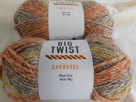 Big Twist Carousel Harvest lot of 2 Dye lot 490782 - £10.23 GBP