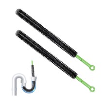 2Pcs Upgraded Drain Clean Brush Set, Extended Dryer Lint Removal Brush, Hard Bri - $16.99