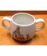 WEDGWOOD Of ETRURIA PETER RABBIT TWO HANDLE CUP MADE IN ENGLAND - £19.45 GBP