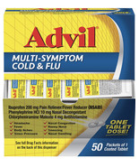 Advil Multi-Symptom Cold &amp; Flu 50 Pks of 1 coated tablet Dispenser - $39.99