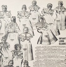 1900 Infants Long Cloaks Gowns Advertisement Victorian Sears Roebuck 5.2... - $368.12 MXN