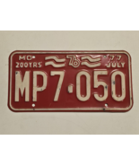 1976 Missouri Bicentennial License Plate 200 years #MP7-050 1977 Tag July - $22.97