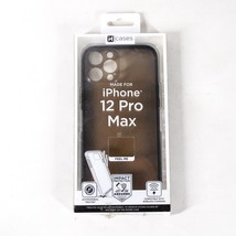 iH Cases iPhone 12 Pro Max Phone Protective Case Transparent Gray Black NEW - $9.50