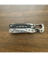 Retired Black Leatherman Style PS Multitool Keychain Scissor Knife; rare, EDC! - $87.29
