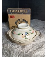 NIB DONABE Casserole Earthenware Pot 6.5&quot; Rice, Soup, Stew Pot - $43.43 CAD