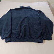 Shiva American Manufacturing Tube Men's 1/4 Zip Pullover Blue Sweater Size Large image 2