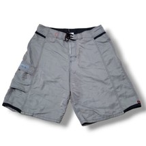 Vintage Quiksilver Shorts Size 35 W35&quot;L10&quot; Mens Board Shorts Swimwear Surf Beach - £26.30 GBP