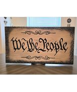 "We The People" Wooden Sign - $125.00