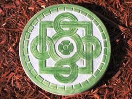 1 DIY 14"x2" ROUND CELTIC STEPPING STONE MOLD MAKE CRAFTS AT HOME FOR $1.00 EACH image 3