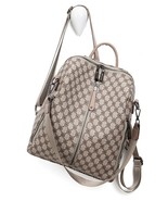 Trendy Ladies Casual BackPack - Purse - LightGold - £45.60 GBP