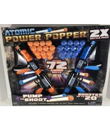 Atomic Power Popper 2 Gun Pack with 72 Soft Foam Balls - $68.58 CAD