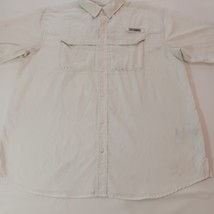 Columbia FM7024 Men's Omni-Shade Short Sleeve Button-Up White Shirt Chest Sz 51" image 11