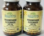 2 X Magnesium Glycinate 400mg per 3 Capsules Muscle, Nerve, Bone &amp; Heart... - $24.65
