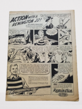 Dupont Remington Father And Son Comic WW2 Vintage Print Ad 1944 - £11.81 GBP