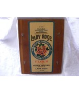 Vintage Lady Rose Flour Advertisement Kitchen Rack - €27,35 EUR