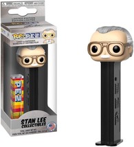 Pop Funko PEZ Stan Lee Marvel Comics Collectible Candy &amp; Dispenser NEW SEALED - £8.75 GBP