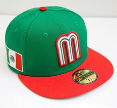Mexico Baseball New Era 2023 World Baseball Classic 59FIFTY Fitted Hat - Green - £70.76 GBP