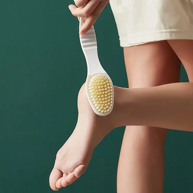 2 in 1 Pedicure Brush Handle Foot Scrubber Double-Sided Remove Dead Skin... - $13.72