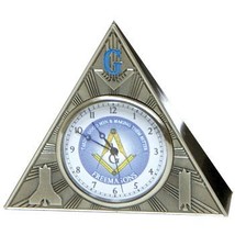 Sigma impex Clock Masonic desk clock 329631 - £19.57 GBP