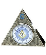 Sigma impex Clock Masonic desk clock 329631 - £19.74 GBP
