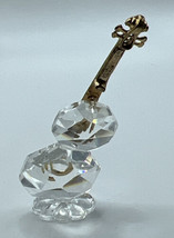 Swarovski Crystal Memories Classical Guitar Figurine Bari Italy 800 Silv... - $44.55