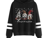 Printed pullovers 2021 autumn winter cute gnome printed sweatshirt new long sleeve thumb155 crop