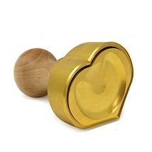 LA GONDOLA Ravioli Stamp CUORE LOVE -HEART shaped- in Brass with Natural... - £57.24 GBP