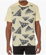 New Adidas Men’s T shirt Size Small multi sport  black/yellow  Logo HK0378 - $26.36 CAD
