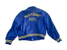 State Champs Varsity Letter Jacket Wool 1975 Pittsburgh Area - £77.31 GBP