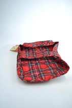 St. Johns Bark Red Plaid Small Dog Coat 13 inches Neck to Tail New with Tags - £10.21 GBP