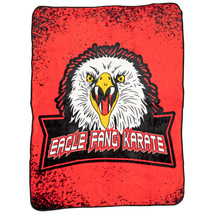 Cobra Kai Series Eagle Fang Karate Fleece Throw Blanket Multi-Color - £31.25 GBP