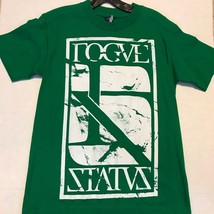 ROGUE STATUS LOGO TEE T SHIRT MEN&#39;S GUYS GREEN/BLACK NEW $30 - $16.97