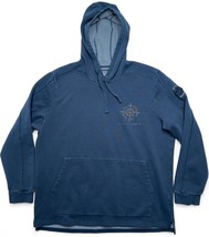 Carbon 2 Cobalt Mens XL Hoodie Blue Fleece Lined Pullover Sweatshirt Pocket - £26.34 GBP
