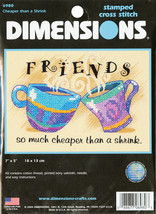 Dimensions Mini Stamped Cross Stitch Kit 7&quot;X5&quot;A Shrink - £13.44 GBP